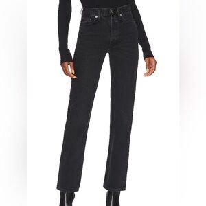 AGOLDE Lana Mid-Rise Straight Jeans